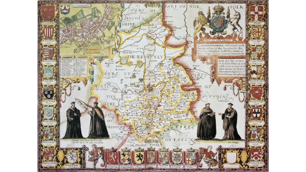 Cambridgeshire old map