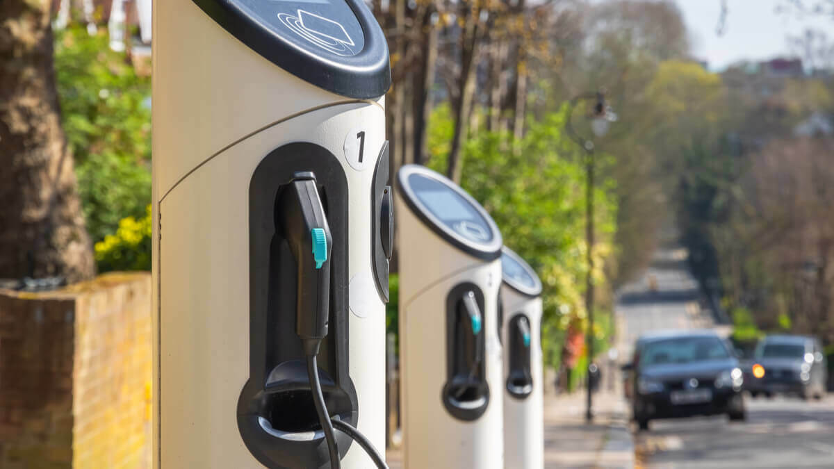 Residential electric vehicle charging station