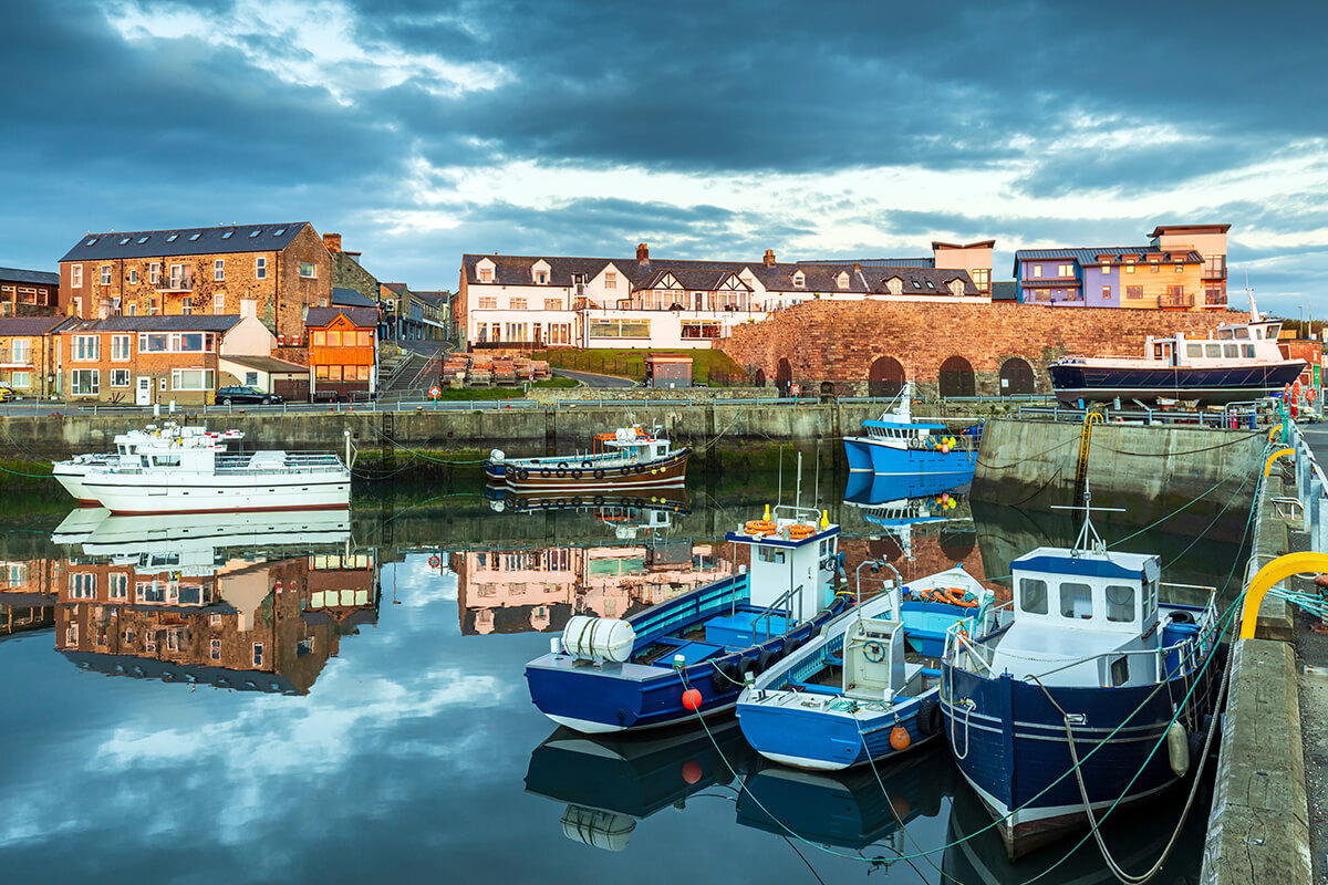 Seahouses in Northumberland
