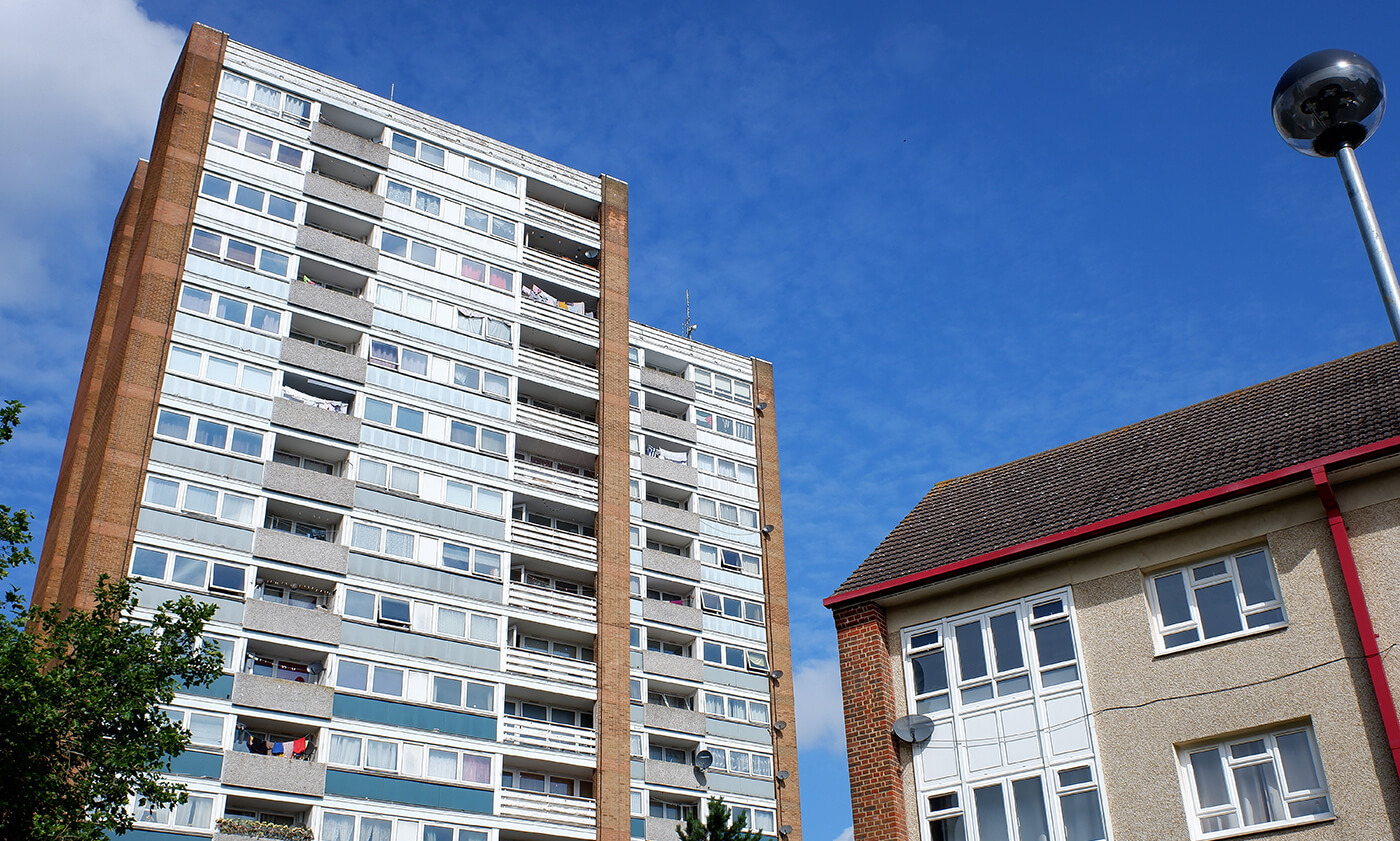 Local authority apartment block