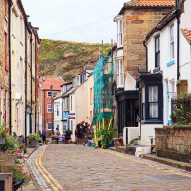 Geo Place Calendar July High Street Staithes North Yorkshire 640x640