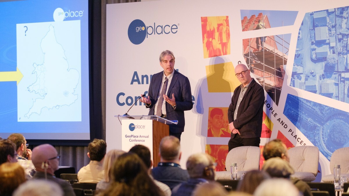 Dave Matthews, Deputy Principal Chair of the DCA Regional Street Group, Jonathan Bates, National Street Data Manager, GeoPlace