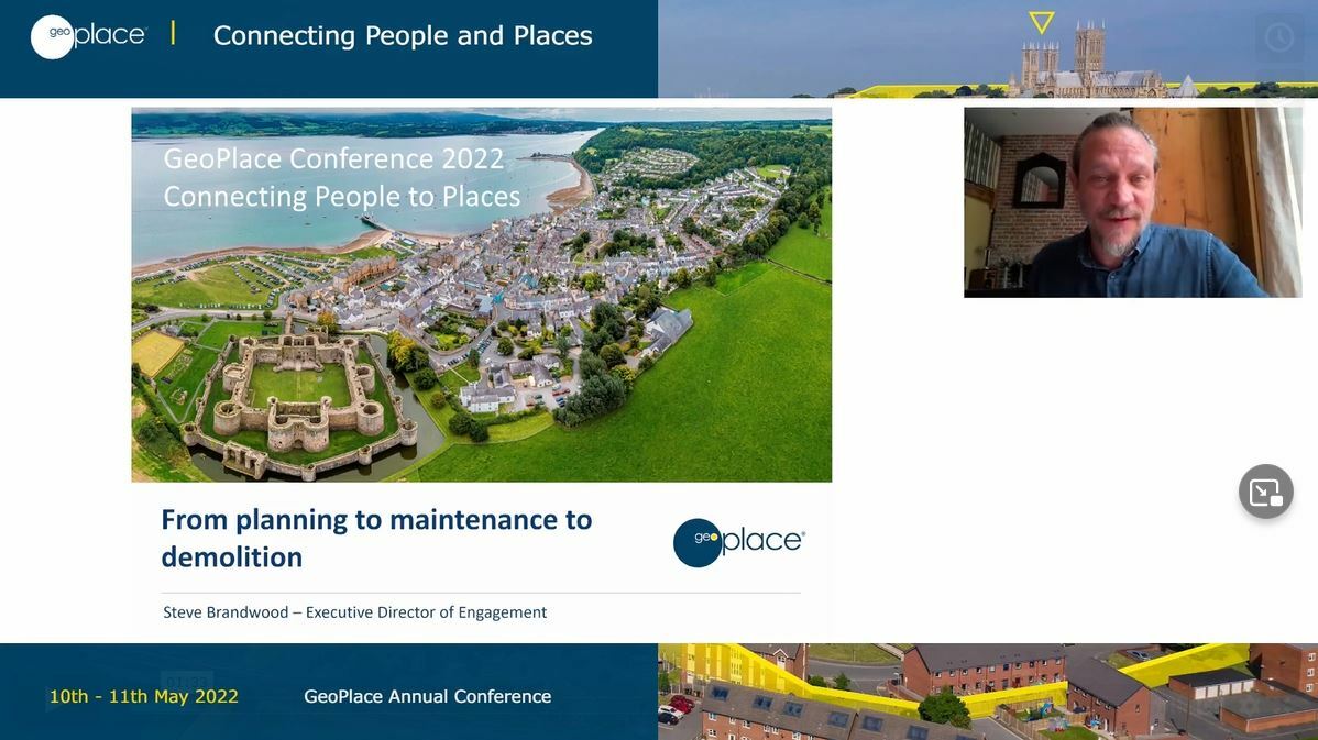 From planning to maintenance to demolition - 2022 GeoPlace annual conference
