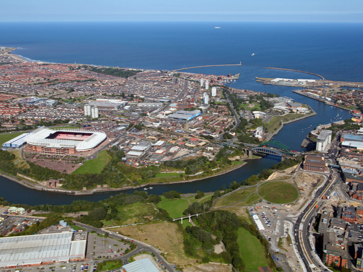 Sunderland City Aerial View 720x540