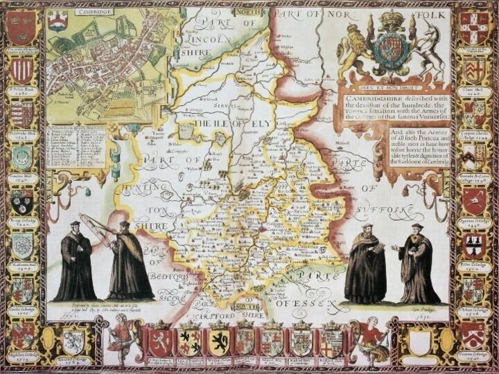Cambridgeshire old map 720x540