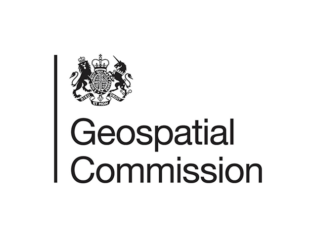 Geospatial Commission logo 640 x 853