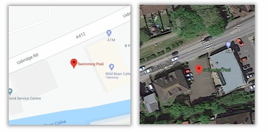 Fake address on Google map