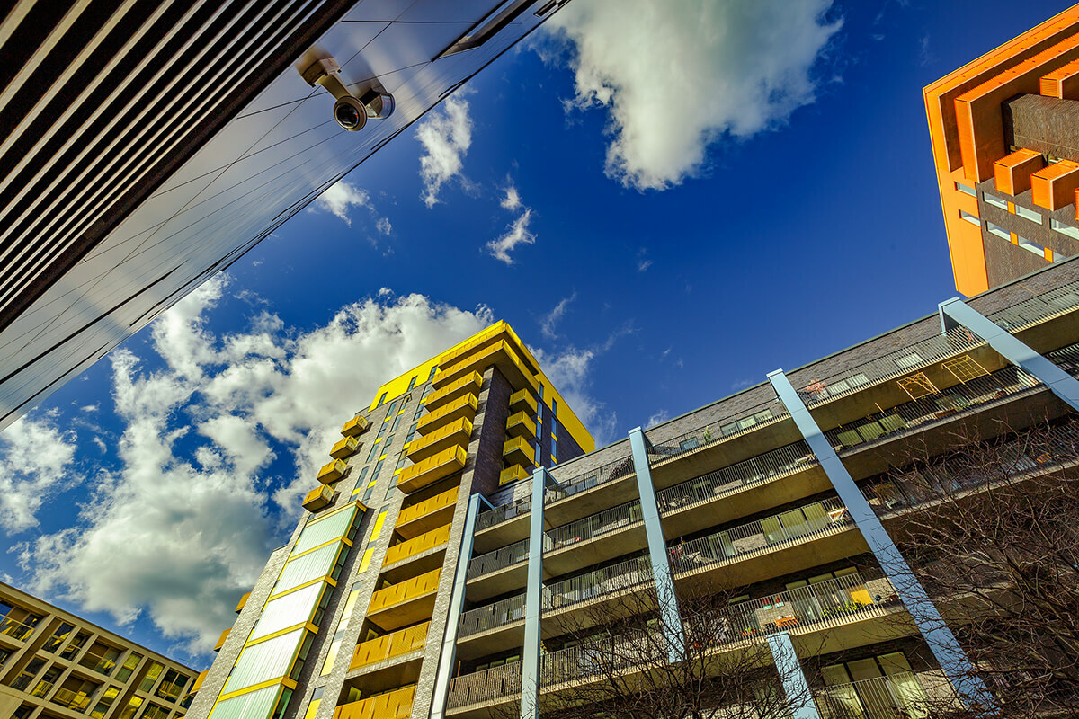 Highrise flats in London