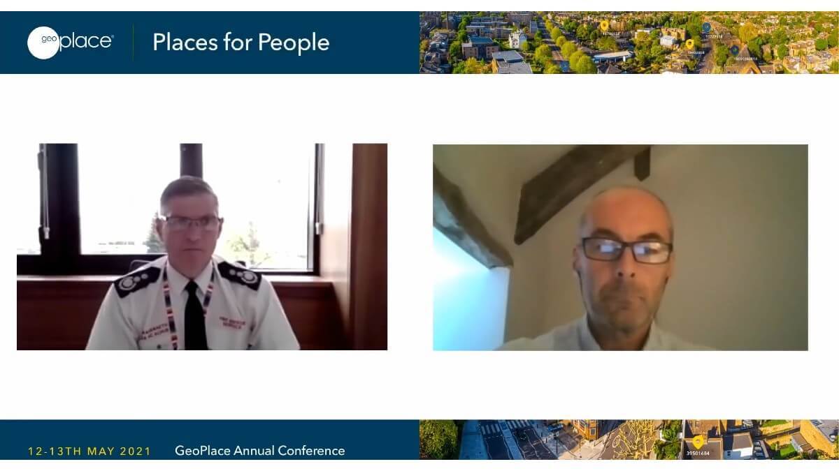 Huw Jakeway – Chief Fire Officer, South Wales Fire and Rescue Service and Tony Bracey, Head of Programmes, Community Safety Division, Welsh Government