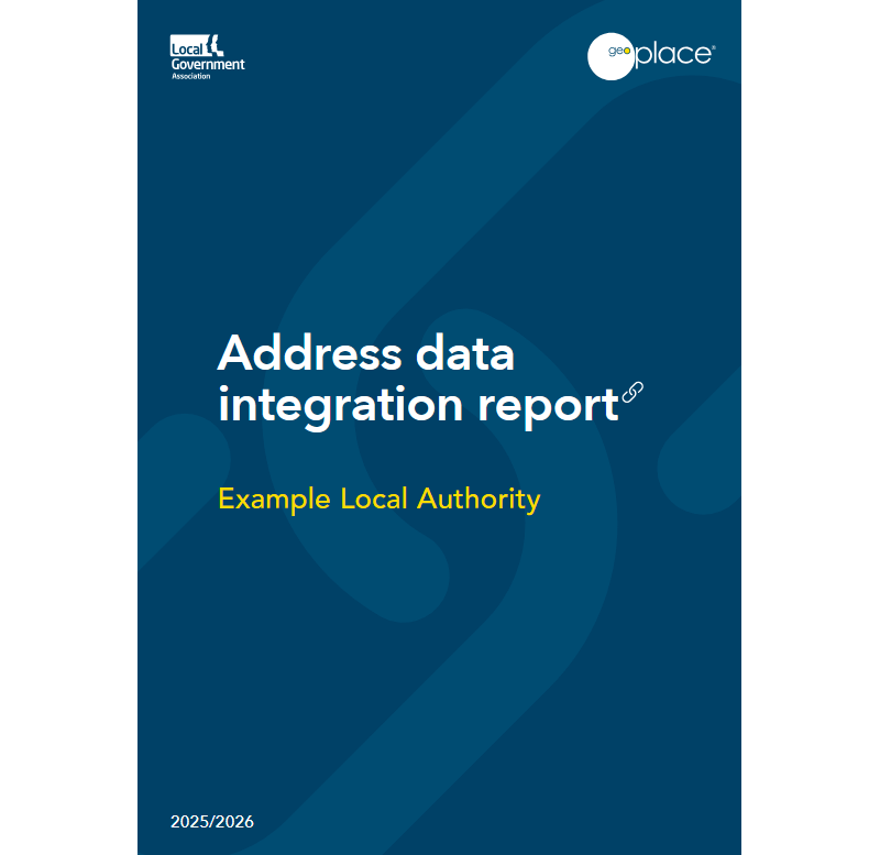 Address data integration report cover portrait