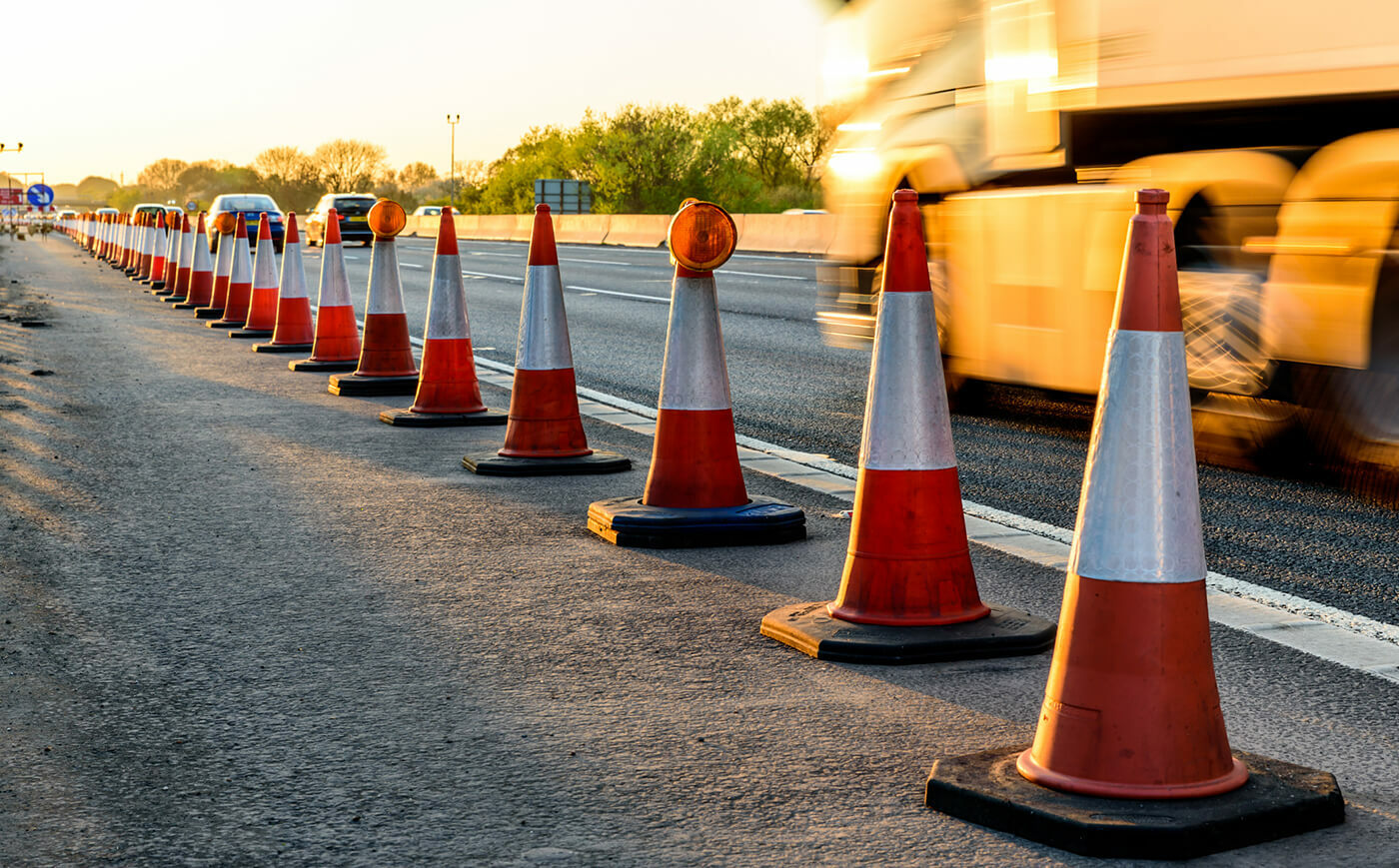 Streets consultancy services - image of cones