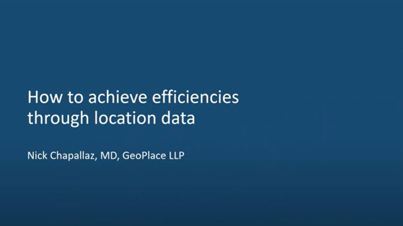 How to achieve efficiencies through locatin data 1600x900